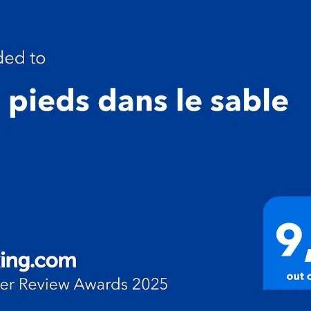 アパート Les Pieds Dans Le Sable *